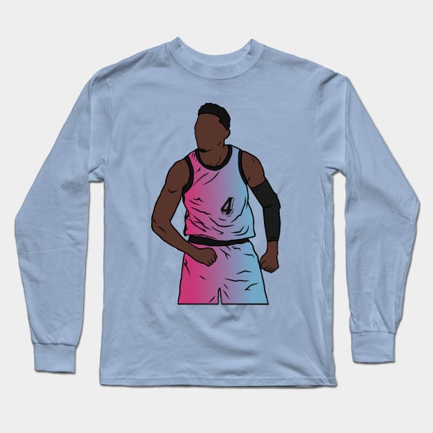 Victor Oladipo Flex Long Sleeve T-Shirt by rattraptees